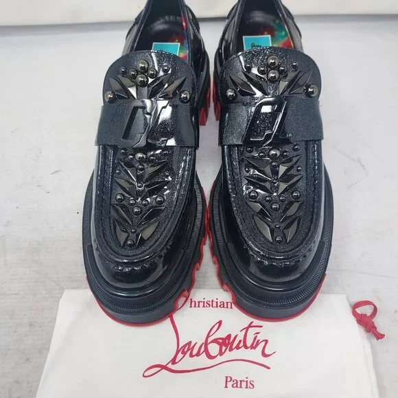 CHRISTIAN LOUBOUTIN Marvel WOMENS The Amazing Loubi Loafer Shoe - Picture 6 of 12